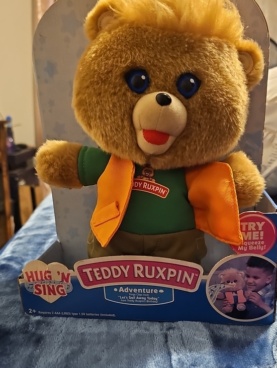 Other - Plush Bear — Brown with Green Shirt & Orange Vest